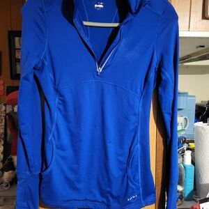 Women's Royal Blue Quarter-Zip Performance Top
